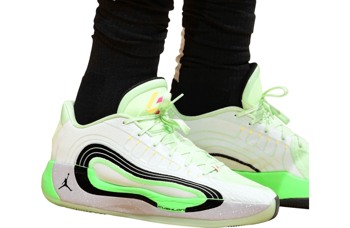 Jordan Luka 4 Barely Green / Black release photo 1