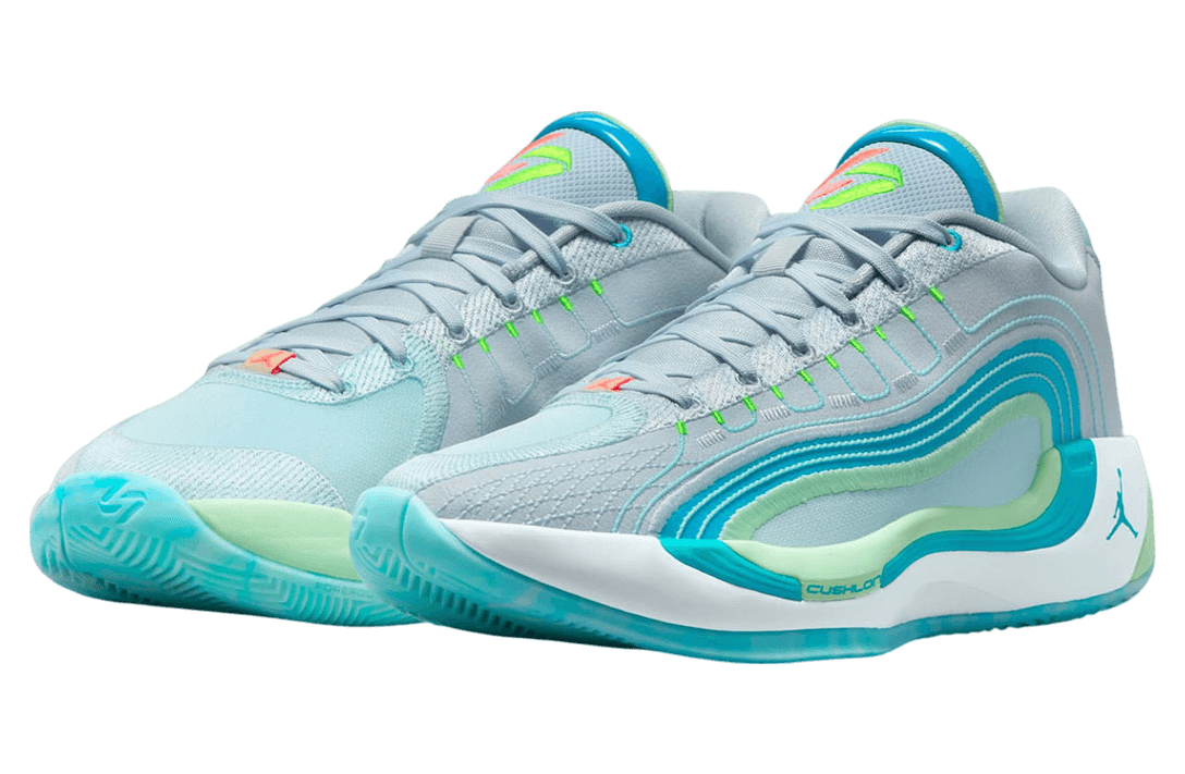 Jordan Luka 4 Laser Blue / Vapor Green release photo 2
