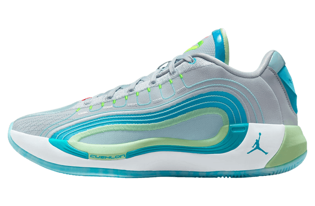 Jordan Luka 4 Laser Blue / Vapor Green Jordan release photo