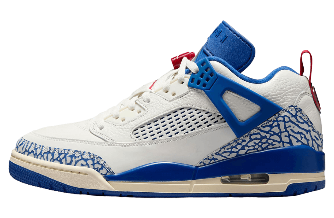 Jordan Spizike Low Storm Blue / Varsity Red release photo 1