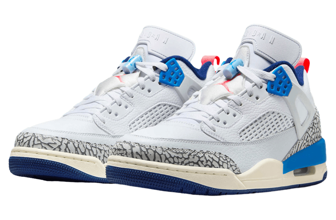 Jordan Spizike Low White / Blue Void / Hot Lava release photo 2