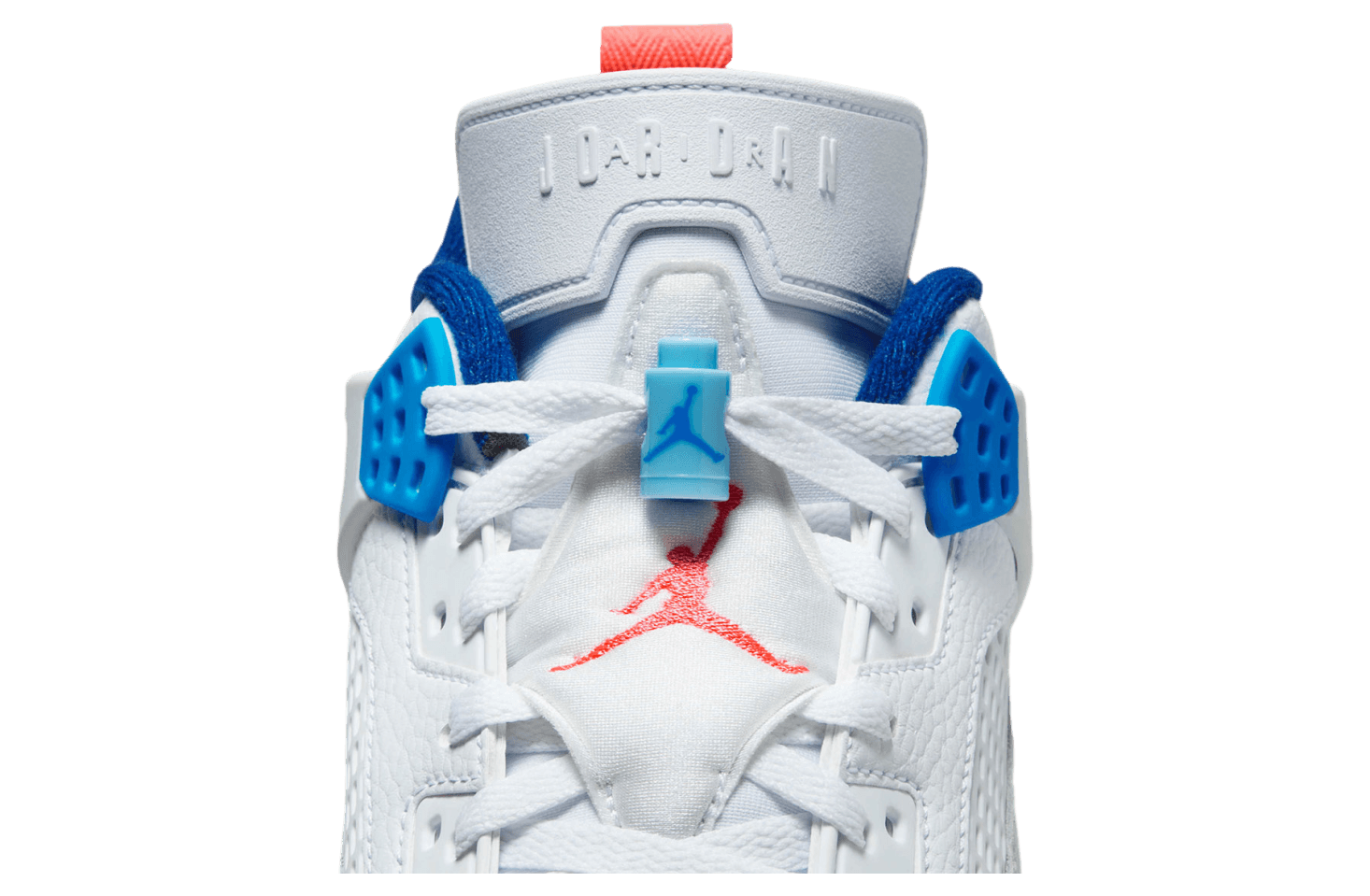 Jordan Spizike Low White / Blue Void / Hot Lava release photo 3