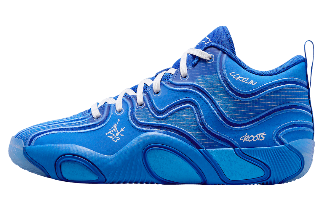 Jordan Tatum 3 Blueprint Pacific Blue / Game Royal Jordan release photo