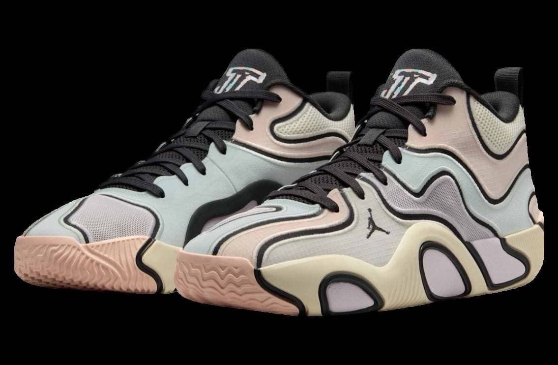 Jordan Tatum 3 Sidewalk Chalk Anthracite / Orange Pearl release photo 3