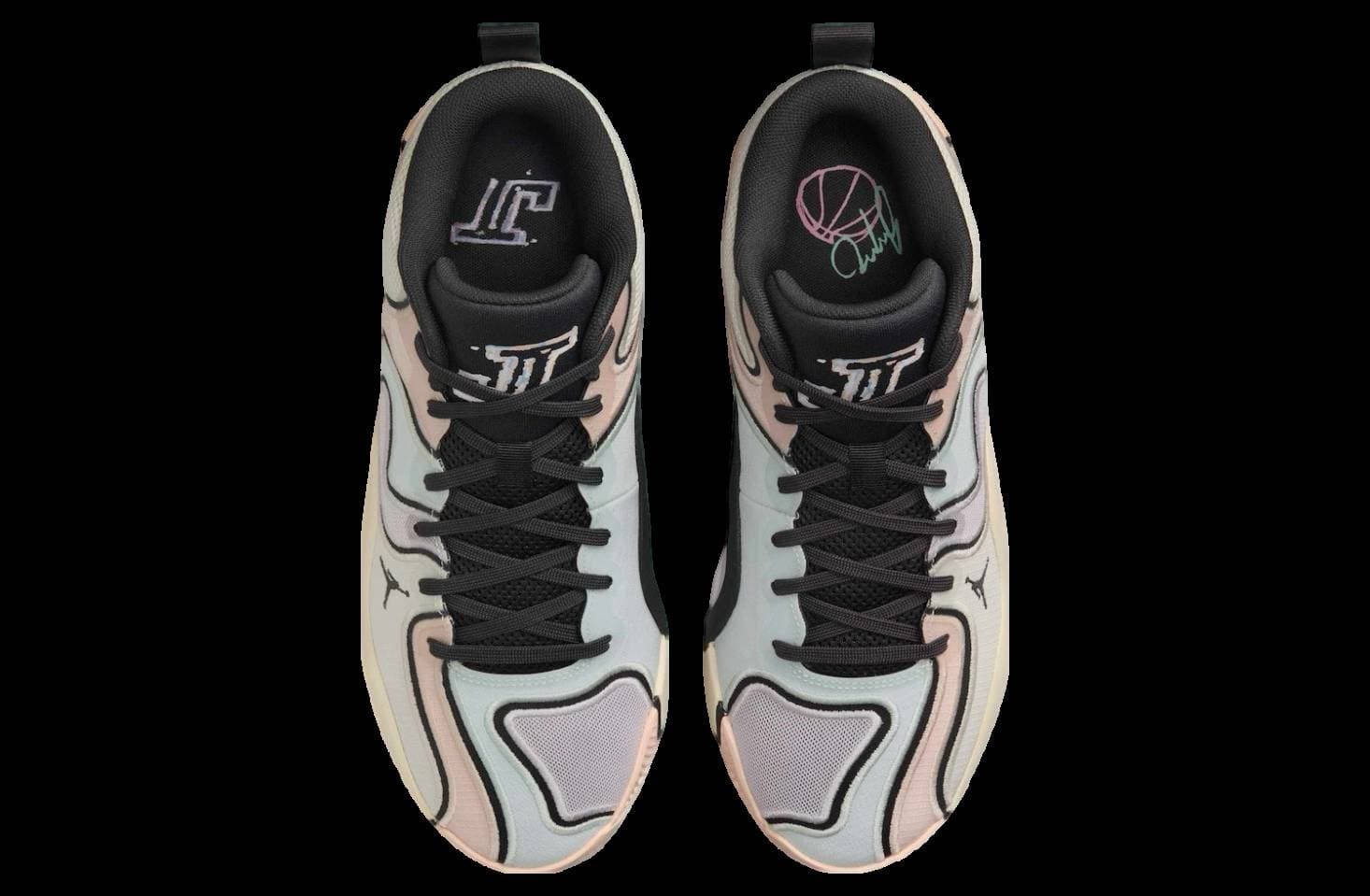 Jordan Tatum 3 Sidewalk Chalk Anthracite / Orange Pearl release photo 4