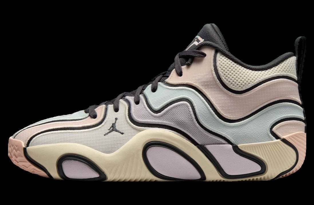 Jordan Tatum 3 Sidewalk Chalk Anthracite / Orange Pearl release photo 1