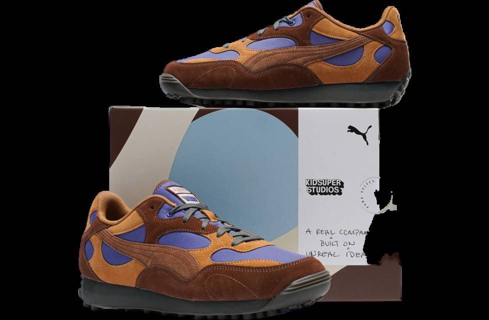 Kidsuper x Puma Easy Rider Brown release photo 5