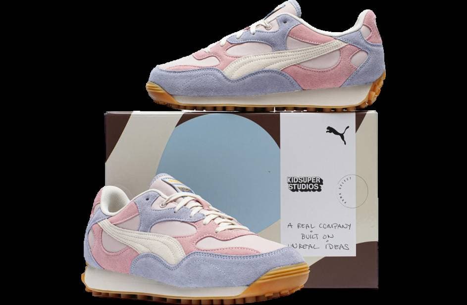 Kidsuper x Puma Easy Rider Pink release photo 5