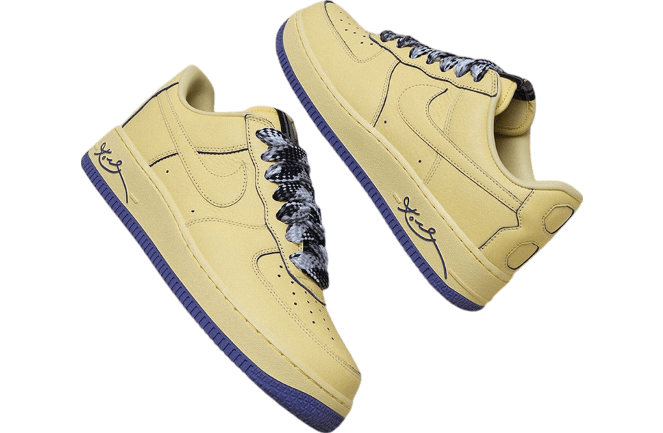 Kobe Bryant x Nike Air Force 1 Low Protro Soft Yellow release photo 1