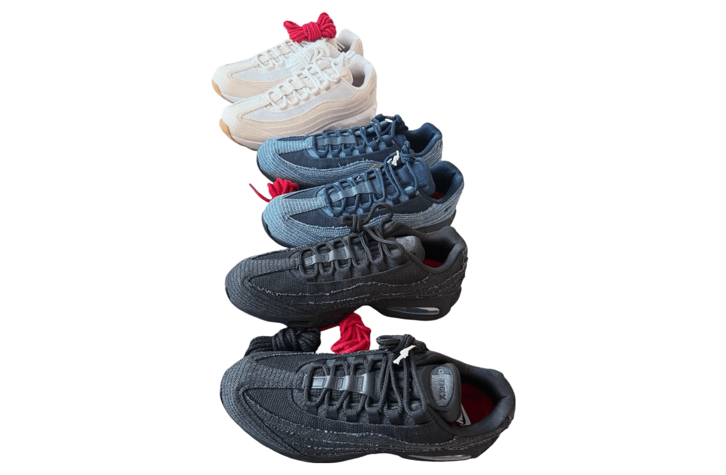 Levis x Nike Air Max 95 Black / Anthracite release photo 1