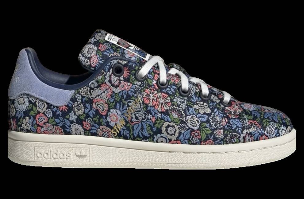Liberty London x adidas Stan Smith Floral Navy release photo 1