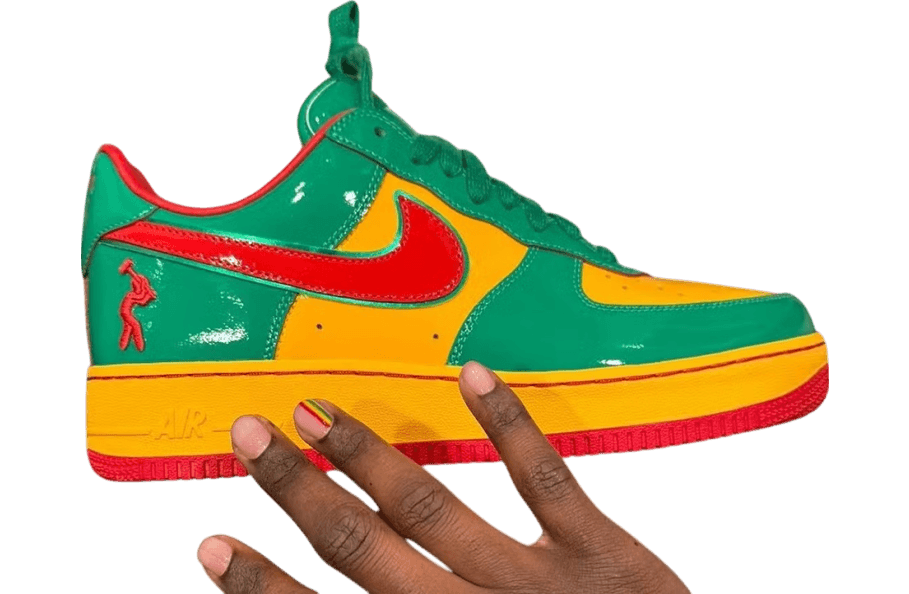 Lil Yachty x Nike Air Force 1 Low Lucky Green / Mystic Red release photo 1