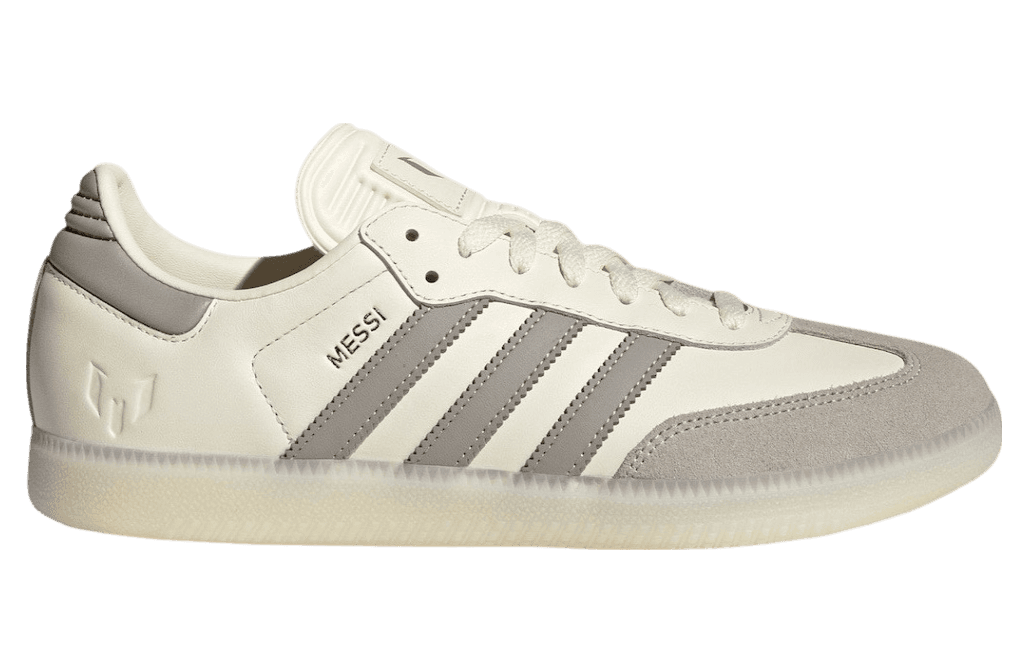 Lionel Messi x adidas Samba Cream White / Light Brown release photo 1
