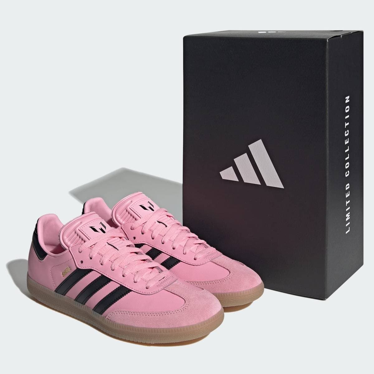 Lionel Messi x adidas Samba Indoor Inter Miami CF Home Kit release photo 2