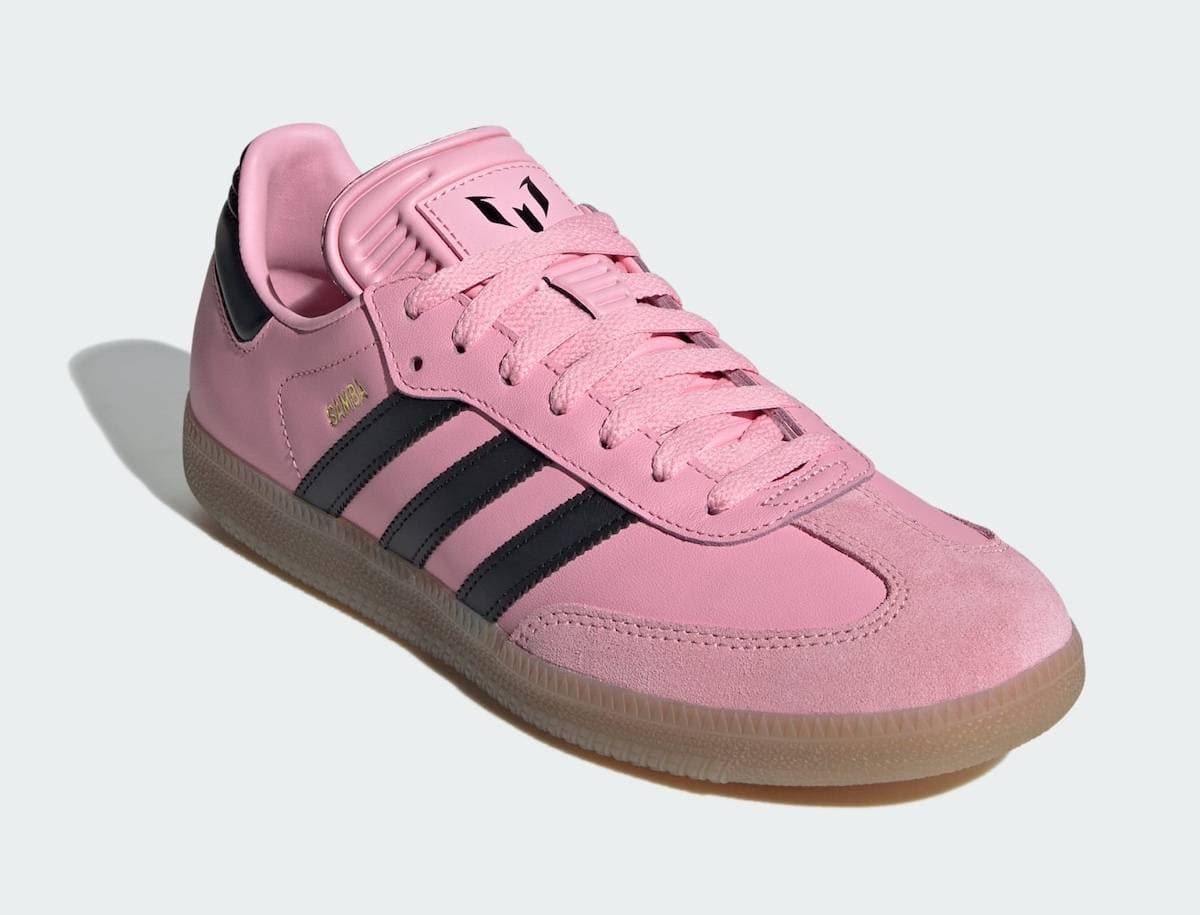 Lionel Messi x adidas Samba Indoor Inter Miami CF Home Kit release photo 3