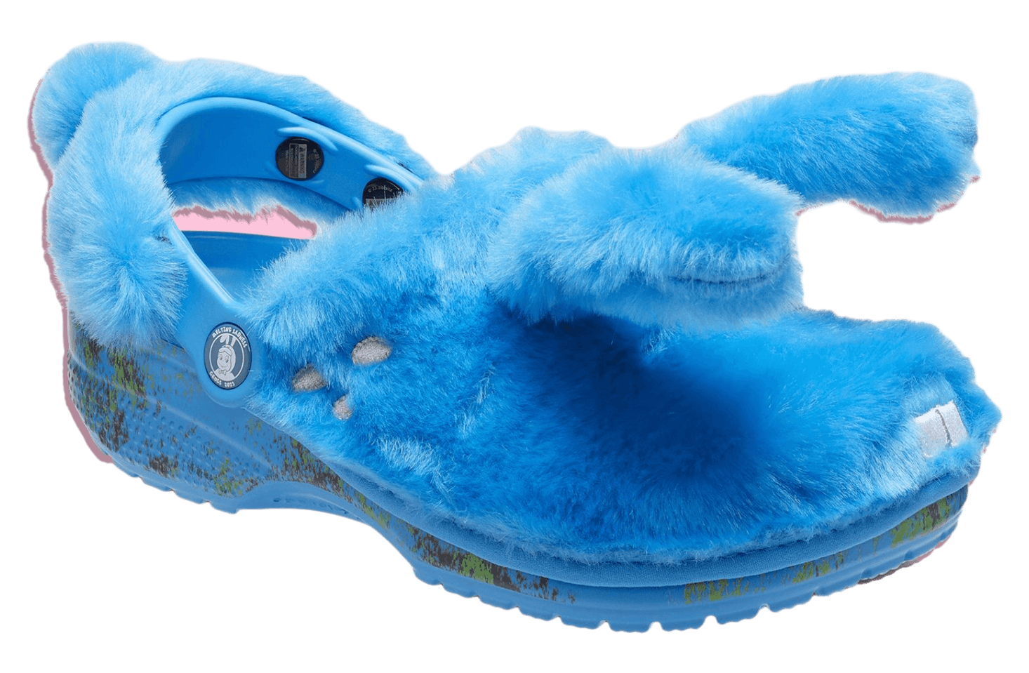 Melting Sadness x Crocs Classic Clog Plush Bunny Blue release photo 2