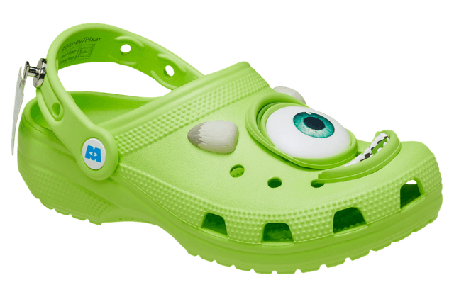 Monsters Inc. x Crocs Classic Clog Mike Wazowski release photo