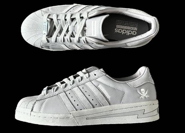 Neighborhood x adidas Superstar Cement Grey adidas release photo