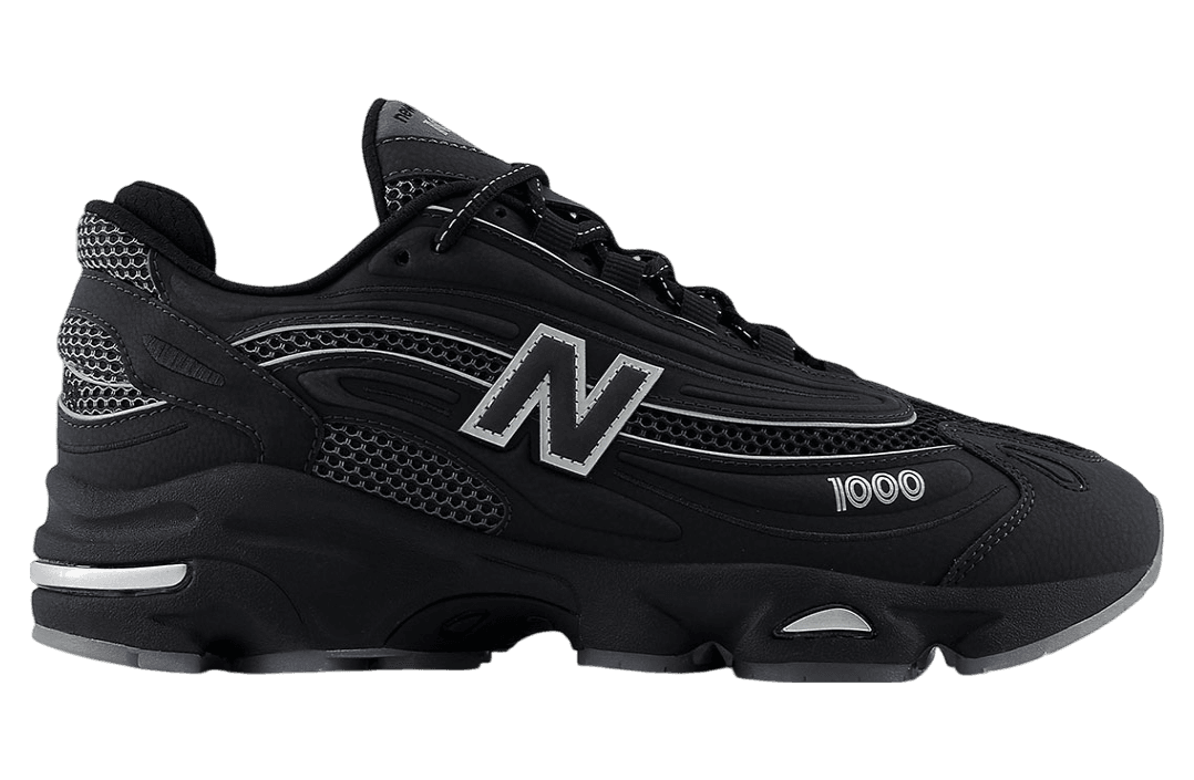 New Balance 1000 Black / Metallic Silver release photo 2