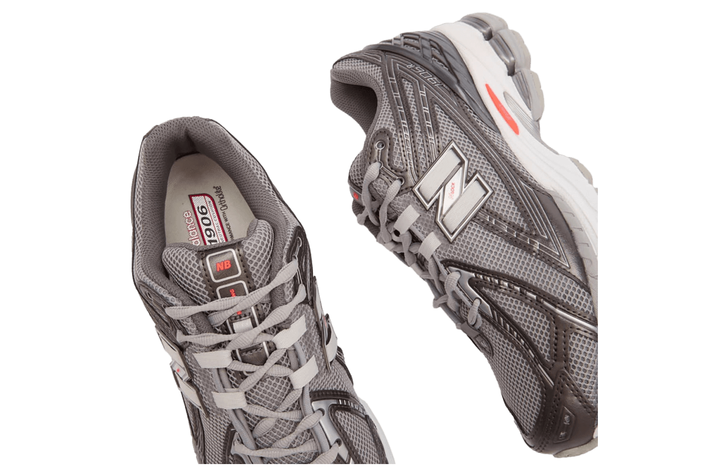 New Balance 1906r Black Metallic/Urgent Red release photo 2