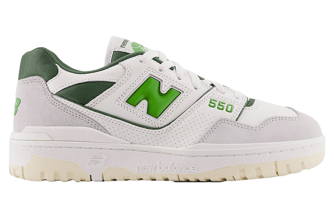 New Balance 550 Sea Salt / Alpine Green release photo 1