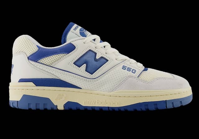 New Balance 550 Sea Salt Blue Agate New Balance release photo