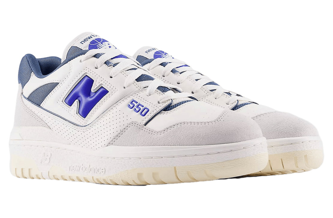 New Balance 550 Sea Salt / Blue Gemstone release photo 2