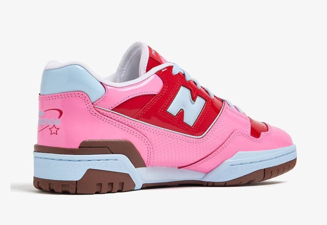 New Balance 550 Y2K Patent Leather Red Pink release photo 2