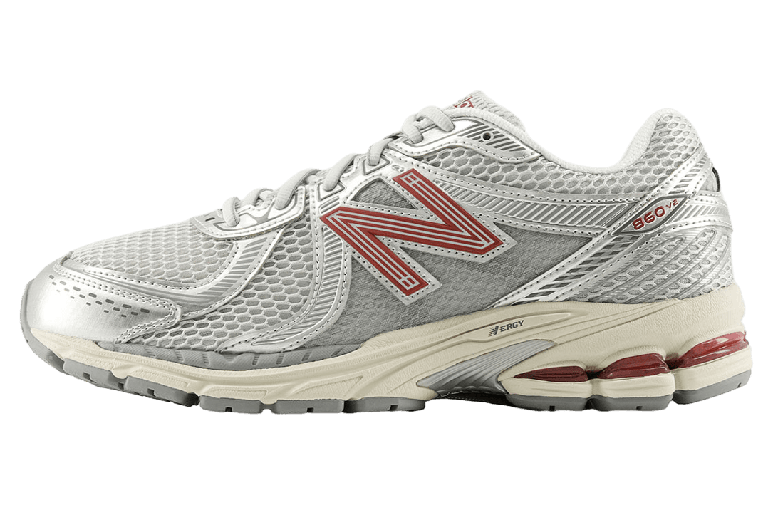 New Balance 860v2 Silver / Red release photo 2
