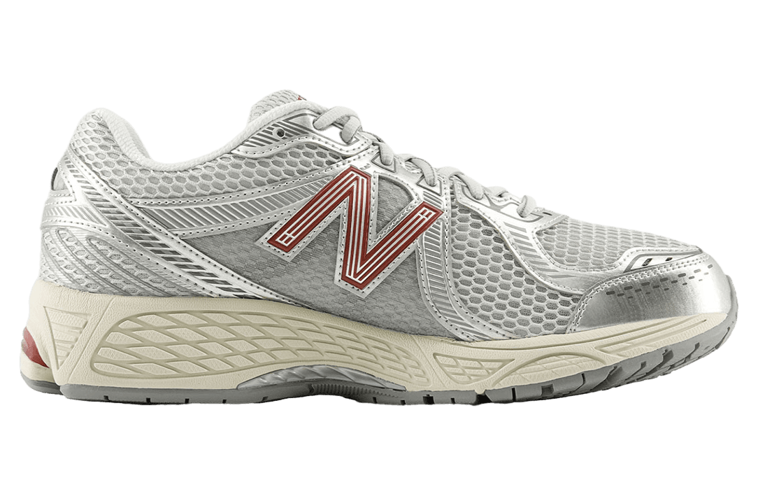 New Balance 860v2 Silver / Red release photo 1