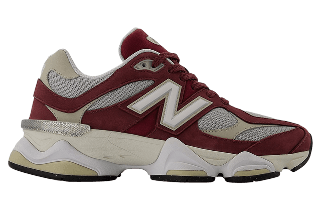 New Balance 9060 Bordeaux / Beige New Balance release photo