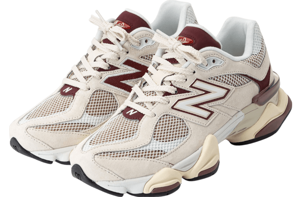New Balance 9060 Linen / Burgundy release photo 2
