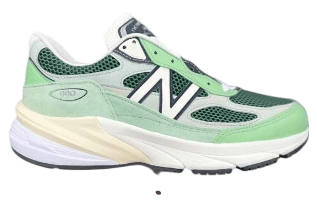 New Balance 990v6 Made in USA Avocado / Natural Mint release photo 1