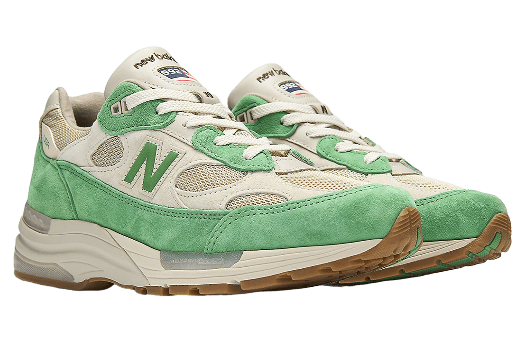 New Balance 992 Made In Usa Mint / Gum release photo 2