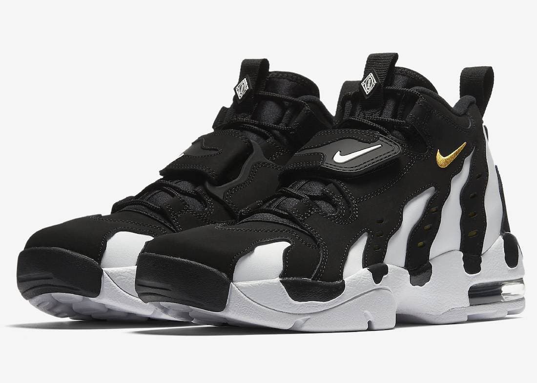 Nike Air Diamond Turf Max 96 Black Varsity Maize release photo 2