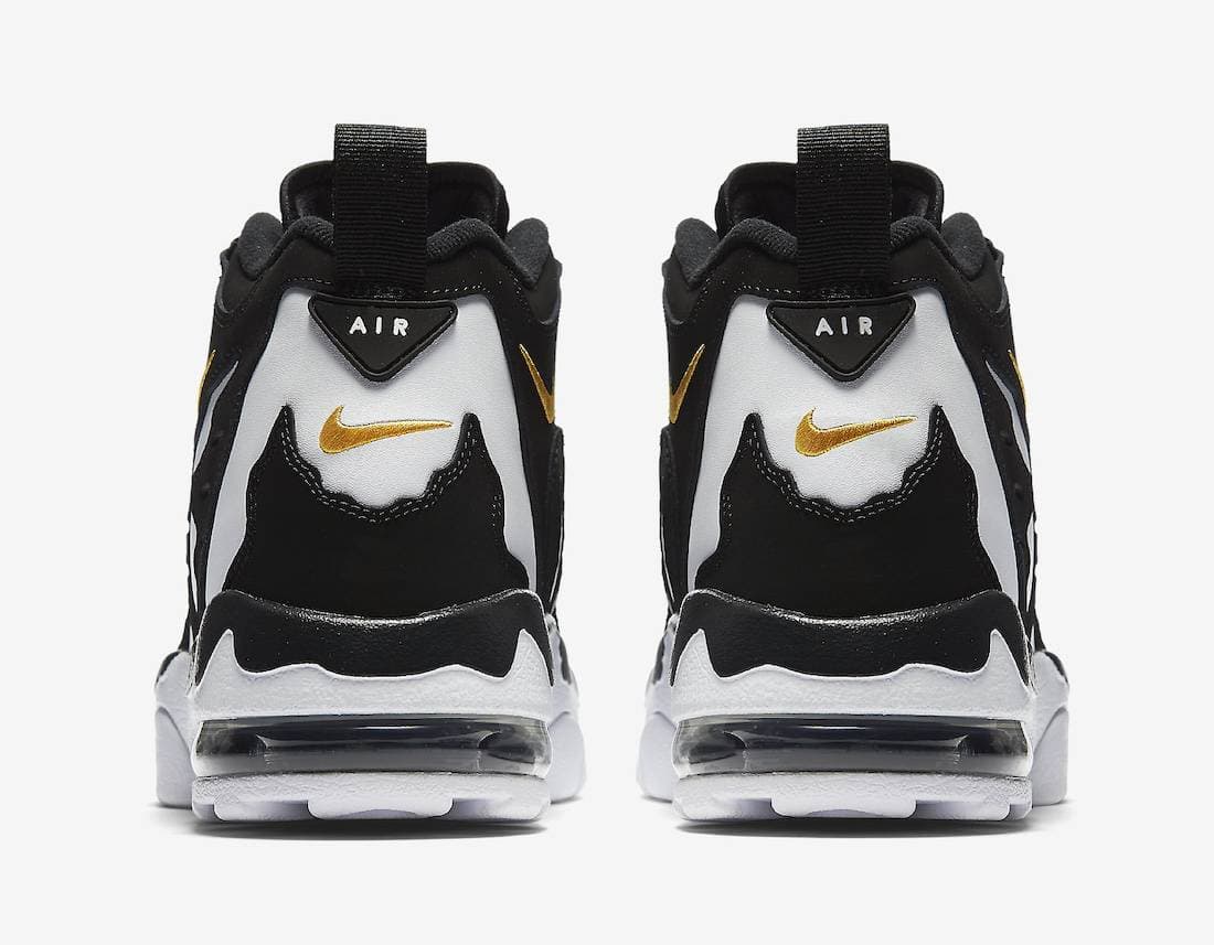 Nike Air Diamond Turf Max 96 Black Varsity Maize release photo 4