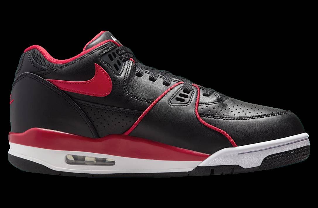 Nike Air Flight 89 Low Black / Gym Red release photo 3