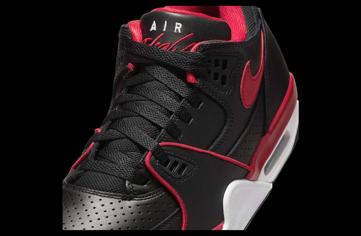 Nike Air Flight 89 Low Black / Gym Red release photo 6