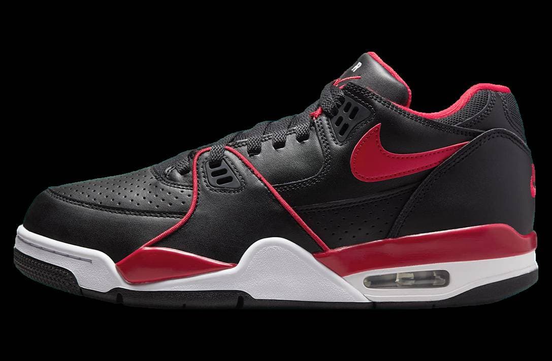 Nike Air Flight 89 Low Black / Gym Red release photo 2