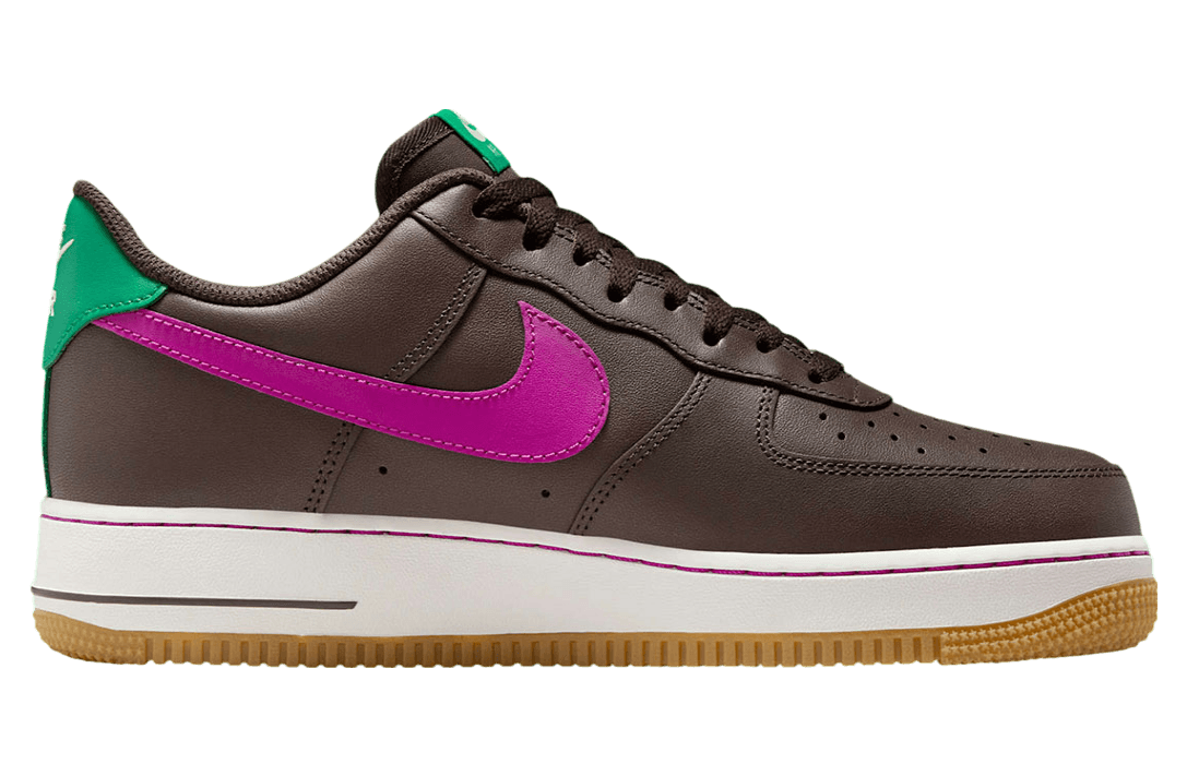 Nike Air Force 1 Low Baroque Brown / Vivid Purple release photo 2
