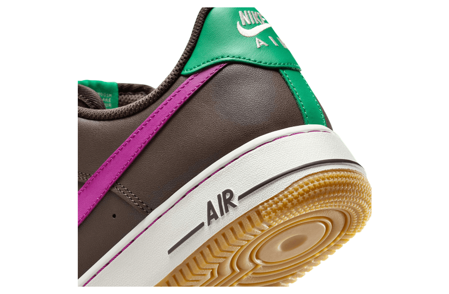 Nike Air Force 1 Low Baroque Brown / Vivid Purple release photo 3