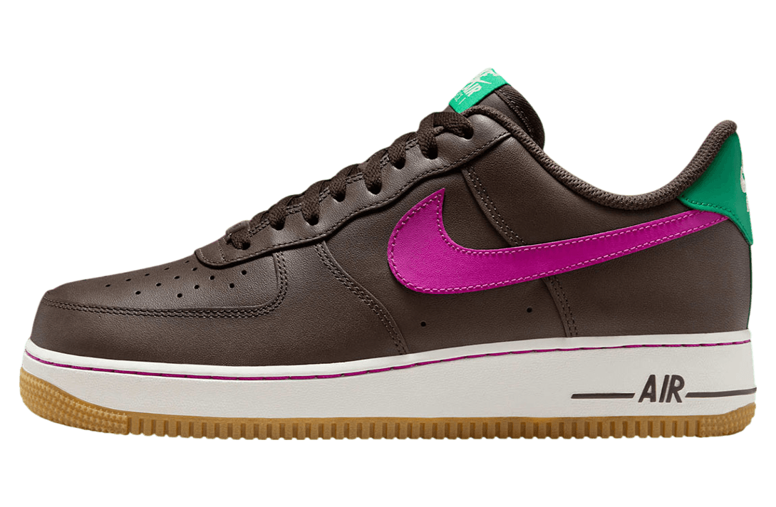 Nike Air Force 1 Low Baroque Brown / Vivid Purple release photo 1