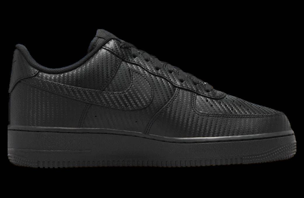 Nike Air Force 1 Low Black Carbon Fiber release photo 3