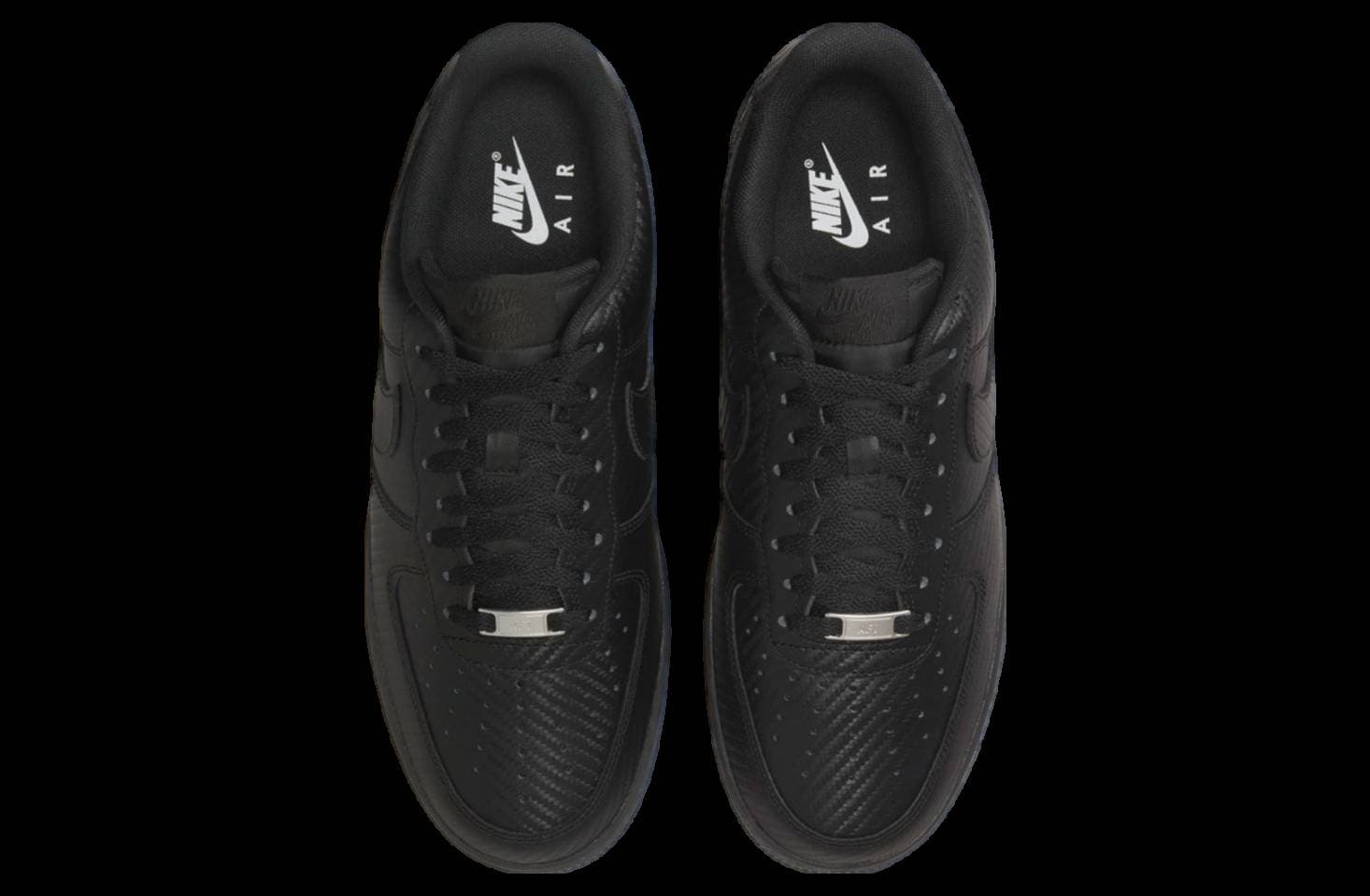 Nike Air Force 1 Low Black Carbon Fiber release photo 4