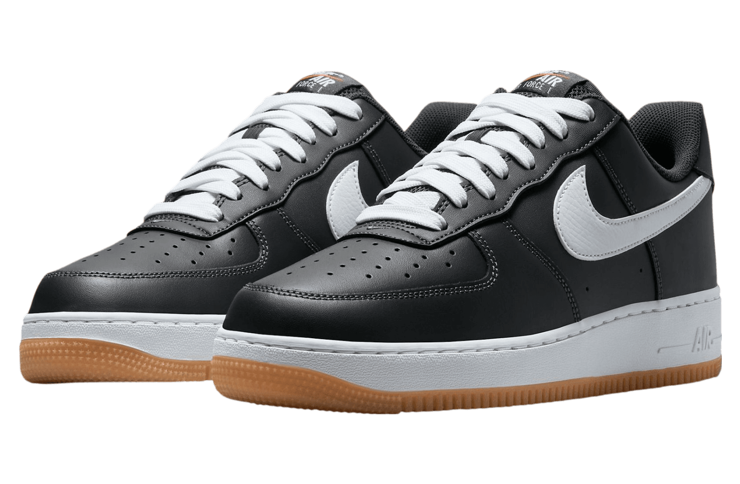 Nike Air Force 1 Low Black / Gum release photo 2