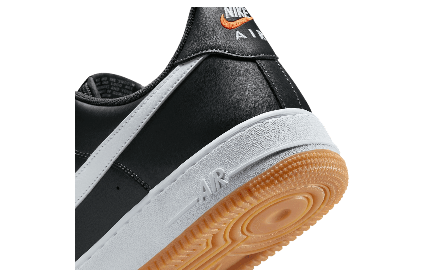 Nike Air Force 1 Low Black / Gum release photo 3