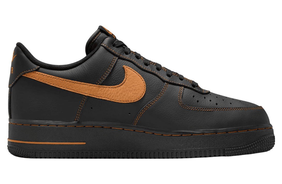 Nike Air Force 1 Low Black / Tan release photo 2
