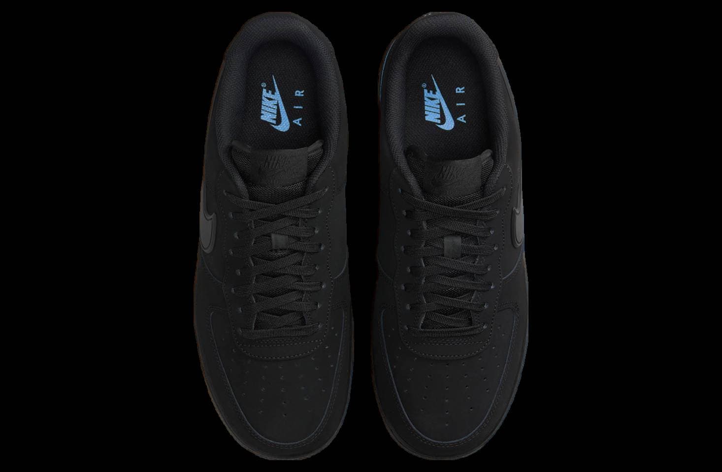 Nike Air Force 1 Low Black / University Blue release photo 5