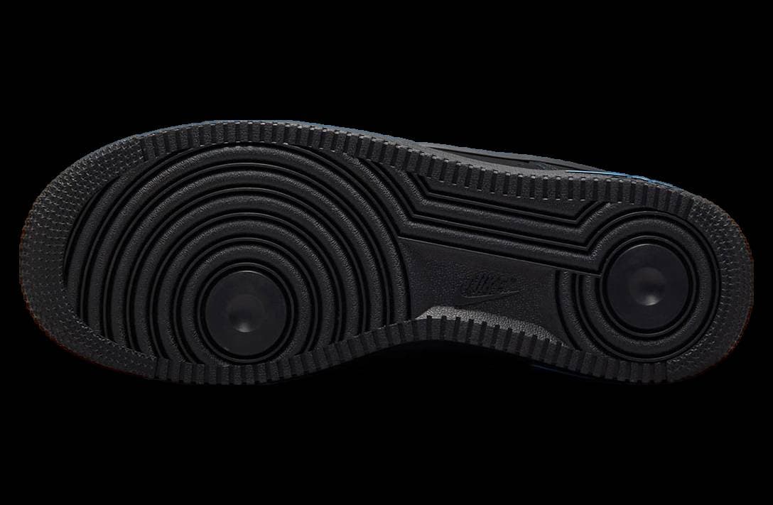 Nike Air Force 1 Low Black / University Blue release photo 7