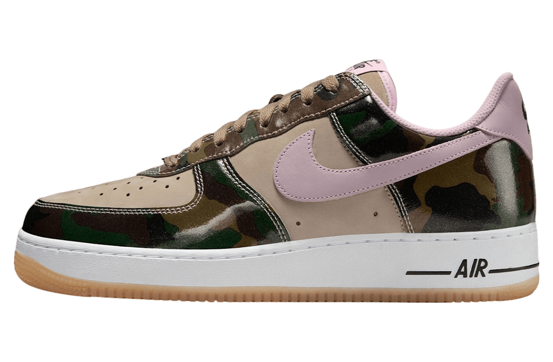 Nike Air Force 1 Low Camo Pink Swoosh release photo 1